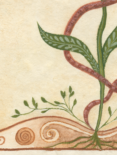 'The Snake & Serpent' print